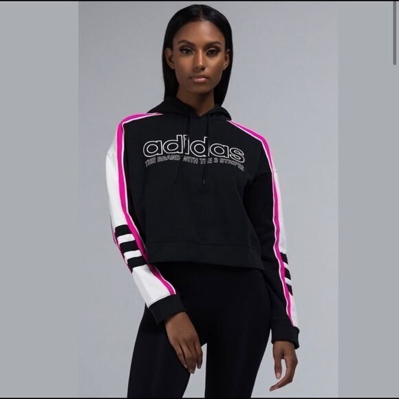 🚨 3 for $25 - ADIDAS Legacy Cropped Hoodie - Picture 2 of 13